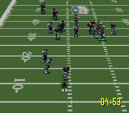 NFL Quarterback Club '96 (USA) (Beta) In game screenshot